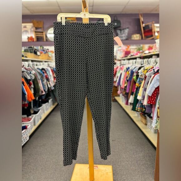 Alfred Dunner sz. 10 black/white pants NEW - Picture 1 of 6
